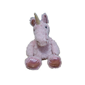 Plushology Pink Unicorn Plush Stuffed Animal Rainbow Mane Tail RGU Group 2022